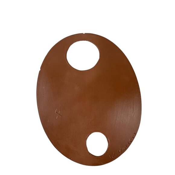 Vintage W. Watters Ceramic Wall Plaque Girl Portrait Signed "Irene" 6" - Picture 5 of 7